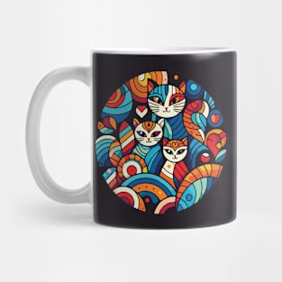 Cute Valentines Day Cats Mug